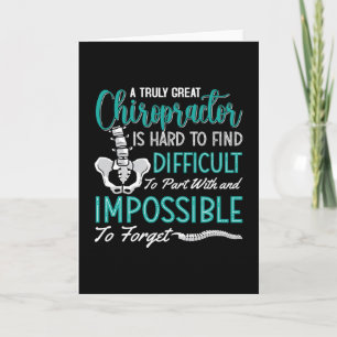 Cartão Chiropractor Chiro, Excelente de Verdadeiro Espinh