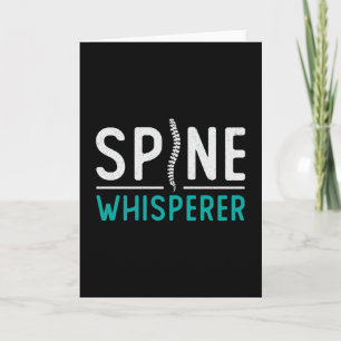 Cartão Chiropractor Spine Whisperer Chiro Chiropractic