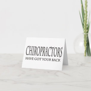 Cartão Chiropractors Have Got Your Back