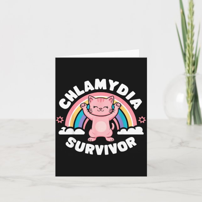 Cartão Chlamydia Survivor  (Frente)