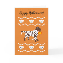 Chocolate Halloween Labrador Mummy