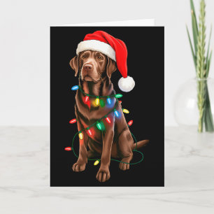 Cartão Chocolate Lab Labrador Retriever Homens Mulheres C