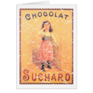 Cartão Chocolate Suchard - em aflição