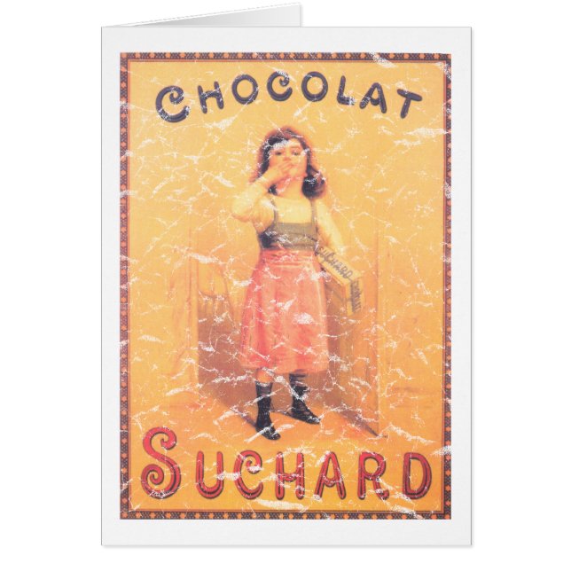 Cartão Chocolate Suchard - em aflição (Frente)