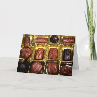 Cartão Chocolates