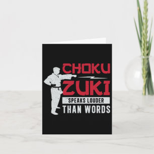 Cartão Choku Zuki Fala Mais Alto Que Palavras Para Shotok