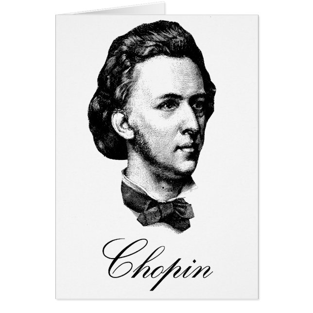 Cartão Chopin (Frente)