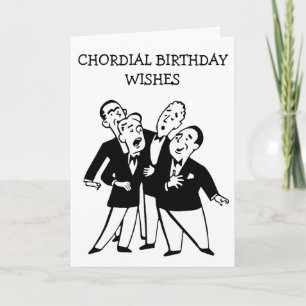 Cartão Chordial Birthday
