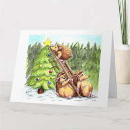 Cartão choupissons de Noël