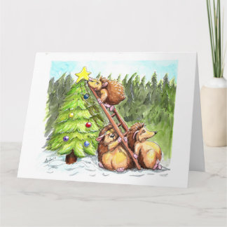 Cartão choupissons de Noël