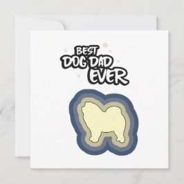 Cartão Chow Chow Blue Melhor Pai De Cachorro Sempre Que T