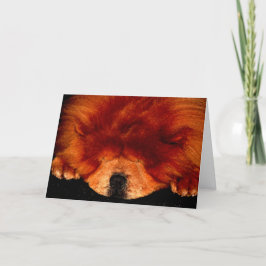 Cartão Chow Chow Gcna