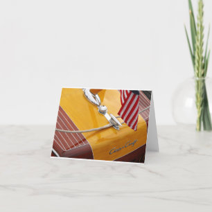 Cartão Chris Craft Custom note card.