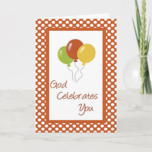 Cartão Christian Birthday Greeting