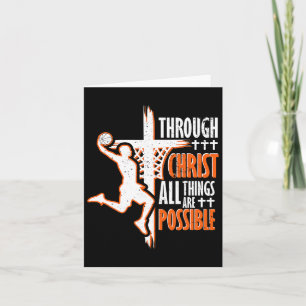 Cartão Christian Bysketbyll Jesus Cristo Bysketbyll Relig