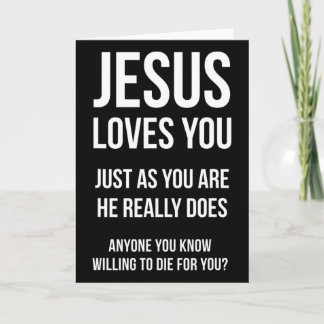 Cartão Christian Dad Saved Redeemed Forgiven Faith Christ