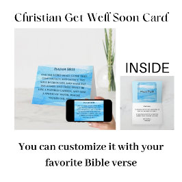 Cartão Christian, fique bem logo