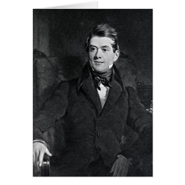 Cartão Christian Friedrich, Baron Stockmar (Frente)