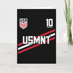 Cartão Christian Pulisic 10 Azul-Marinho Usmnt Licença Of