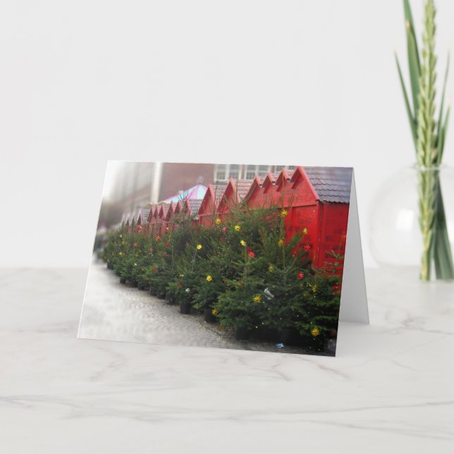 Cartão Christkindlmarket alemão (Frente)