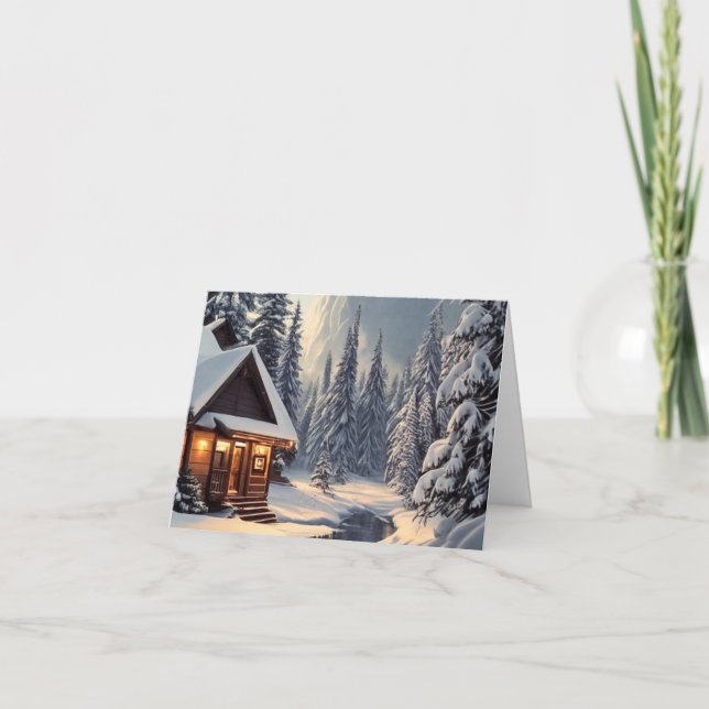 Cartão Christmas Folded Greeting Card (Frente)