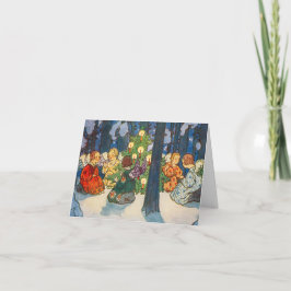 Cartão Christmas in the forest - Zdenek Guth