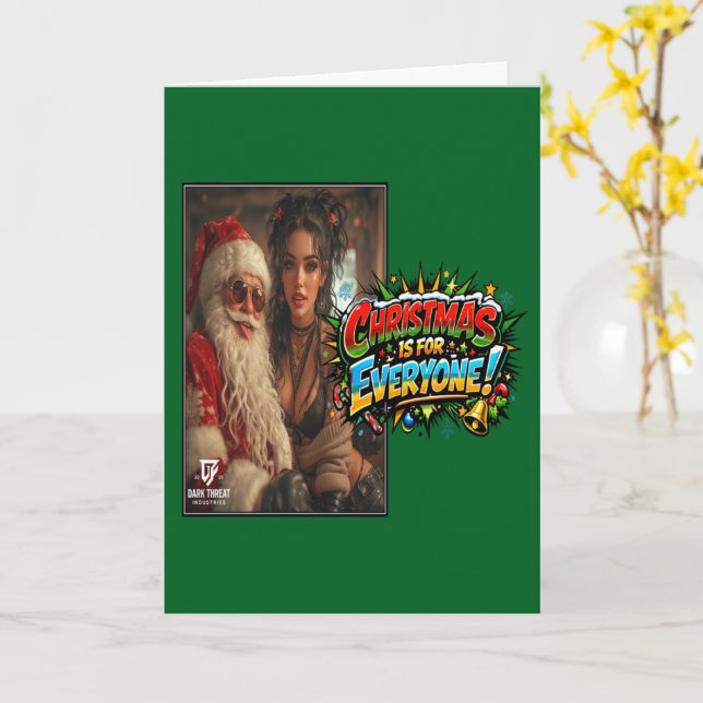 Cartão Christmas is for Everyone! (Flor Amarela)