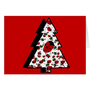 CARTÃO CHRISTMAS LADYBUGS