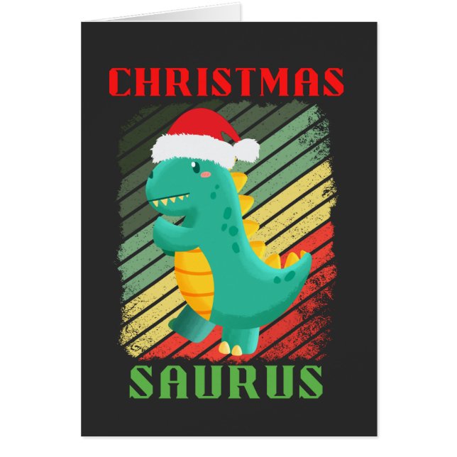 CARTÃO CHRISTMAS SAURS (Frente)