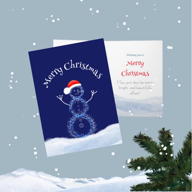 Cartão Christmas snowman (Criador carregado)