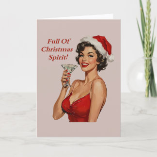 Cartão Christmas Spirit Christmas Card