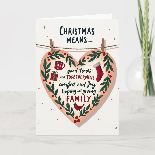 Cartão Christmas Togetherness Card (Frente)