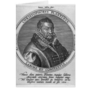 Cartão Christophe Plantin