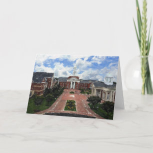 Cartão Christopher Newport University Blank Greeting Card
