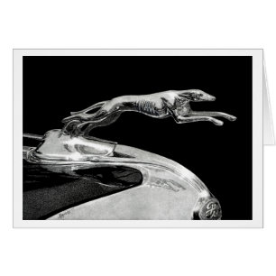 Cartão "Chromed Grace" - Ornamento de Bosques Greyhound