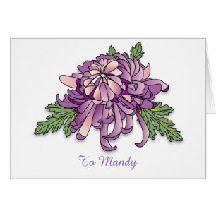 Cartão Chrysanthemum