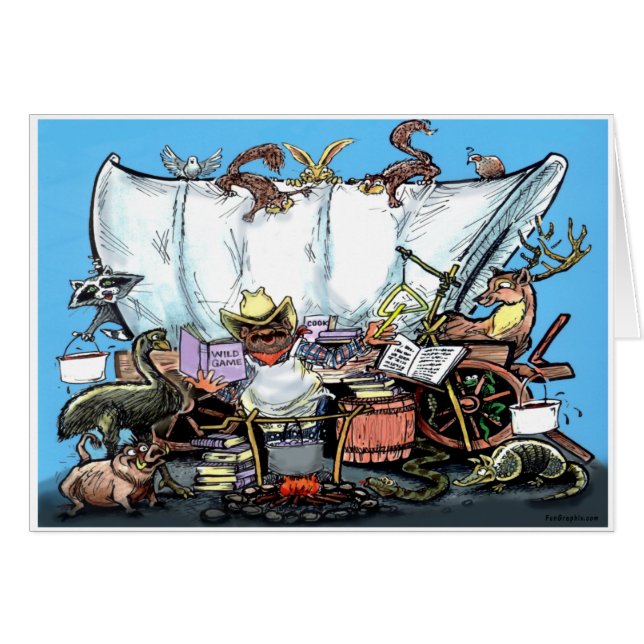 Cartão Chuckwagon (Frente Horizontal)