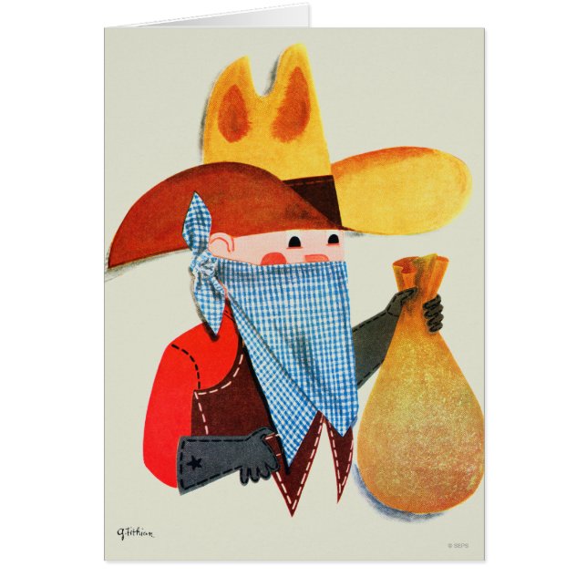 Cartão Chuis e ladrões (Frente)