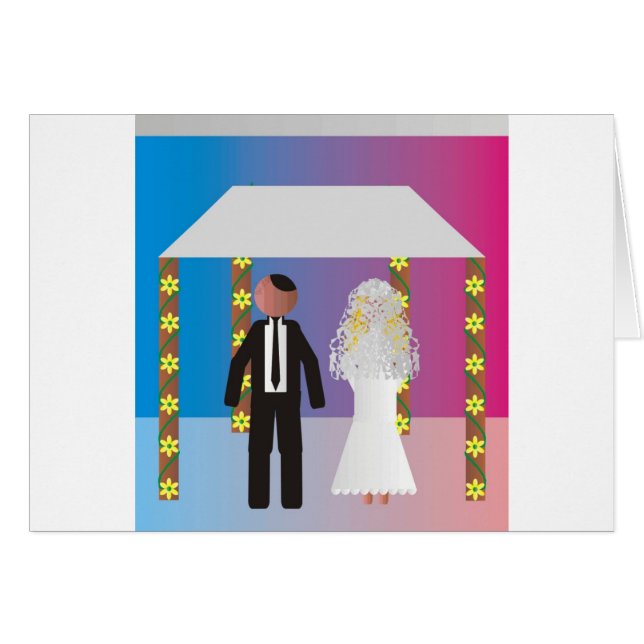 Cartão Chuppa (Frente Horizontal)