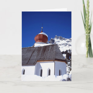Cartão Church Stuben Austria Holiday Card