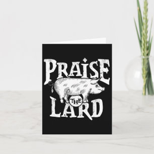 Cartão Churrasco Bbq Grelhar Porco Carne Porco Citação 