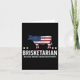 Cartão Churrasco Brisketariano Para Homens Engraçados Bar