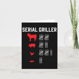 Cartão Churrasco de churrasco Serial Griling Grillmaster
