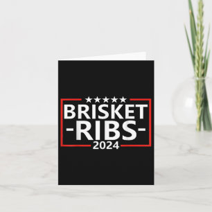 Cartão Churrasco Engraçado Shirt Brisket Ribs 2024