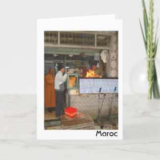Cartão Churrasco marroquino