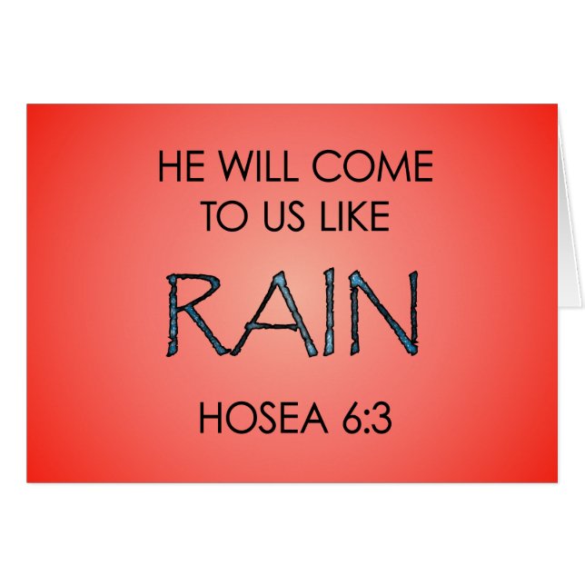 Cartão Chuva (Frente Horizontal)