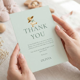 Cartão Chuva de Bebê Obrigado Silly Goose Sem Gênero