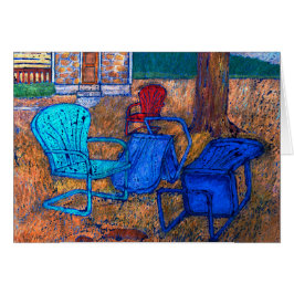 Cartão Chuva de primavera