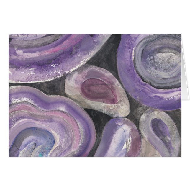 Cartão Chuva do círculo (Frente Horizontal)