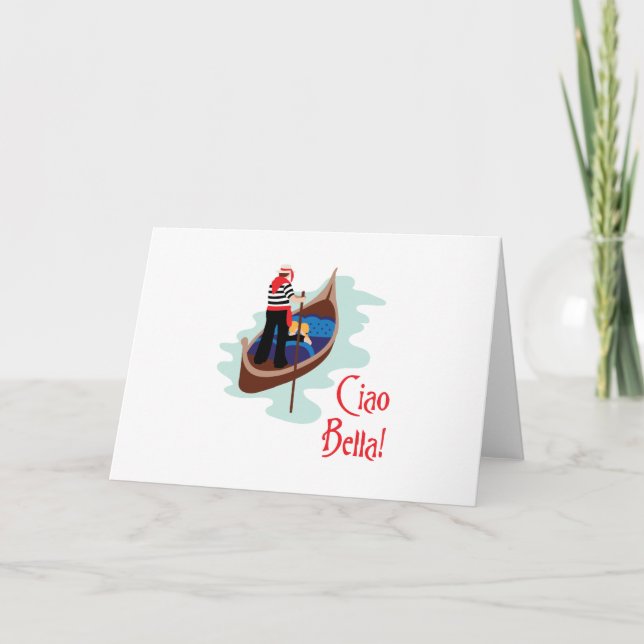 Cartão Ciao Bella (Frente)